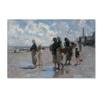 Fishing For Oysters At Cancale by John Singer Sargent, 16x24-Inch Canvas Wall Art view 1