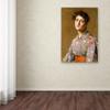 Trademark Fine Art Girl in a Japanese Costume Wall Dcor view 2