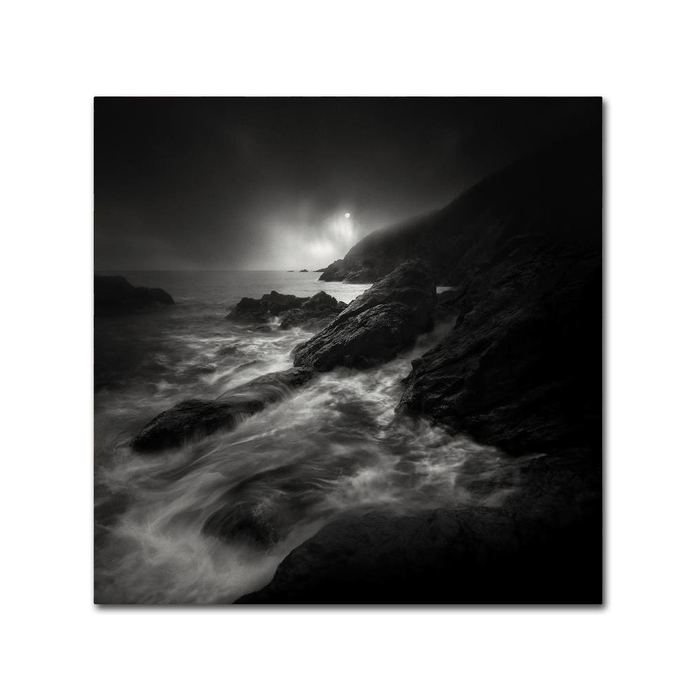 Cliffs At Night by Yucel Basoglu, 14x14-Inch Canvas Wall Art