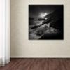 Cliffs At Night by Yucel Basoglu, 14x14-Inch Canvas Wall Art view 3