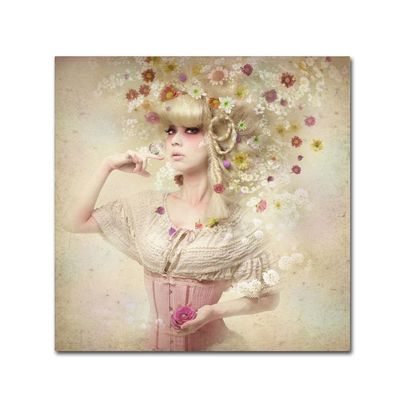 Trademark Fine Art Girl of the Flower Garden I Wall Dcor