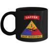 1st Armored Division Coffee Mug - 1st AD Sapper Tab view 1