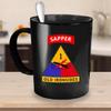 1st Armored Division Coffee Mug - 1st AD Sapper Tab view 3