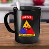 1st Armored Division Coffee Mug - 1st AD Sapper Tab view 4