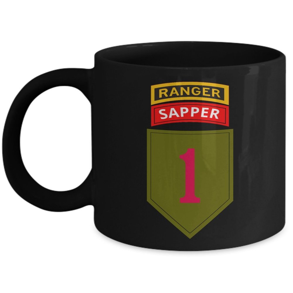 1st Infantry Division Coffee Mug - 1st ID Ranger Sapper