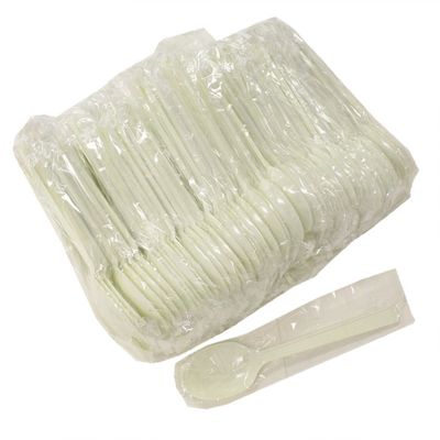 Nakamura Spoon, Commercial Use, Plastic, Pack of 100, 6.3 inches (16 cm)