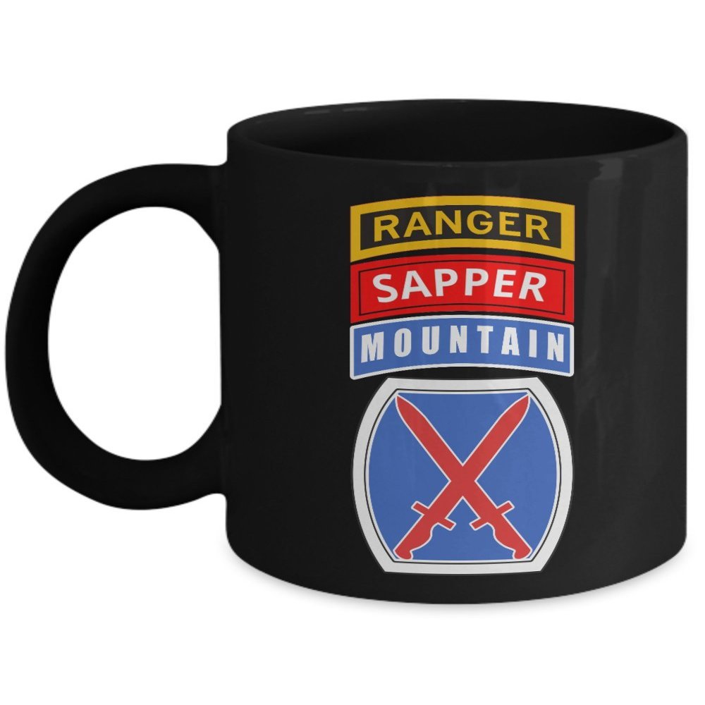 10th Mountain Division Coffee Mug - 10th MTN Ranger Sapper