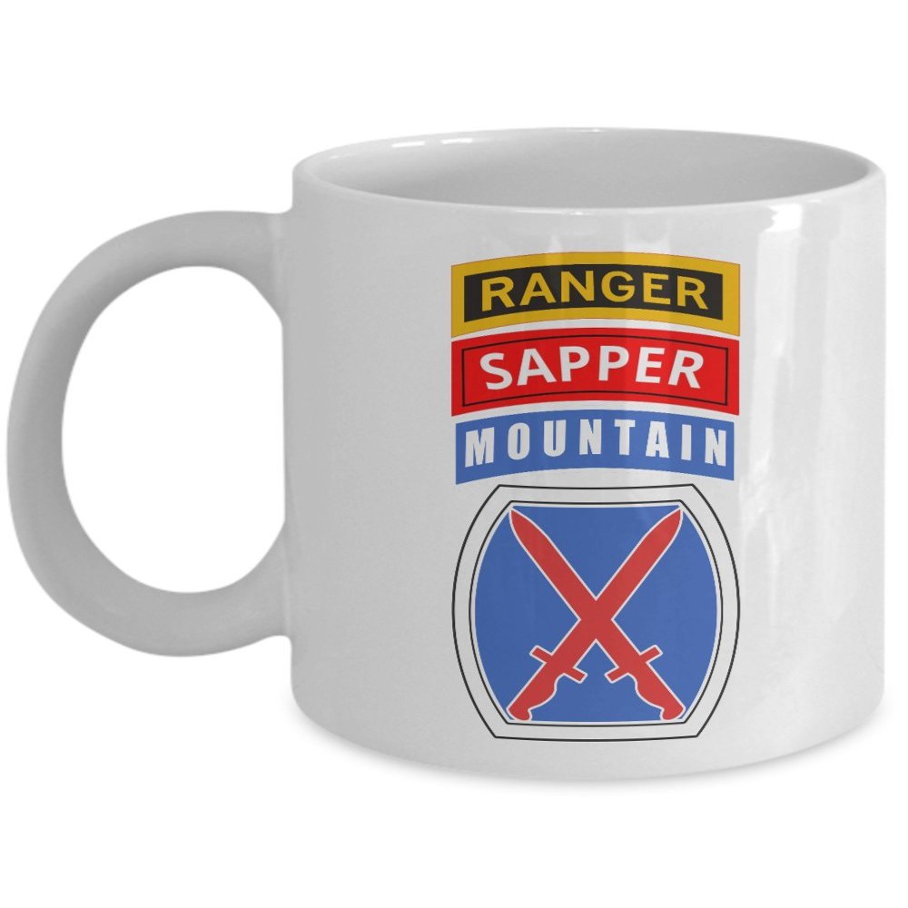10th Mountain Division Coffee Mug - 10th MTN Ranger Sapper