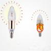 Best to Buy 6-pack Dimmable E12 Pure K9 Crystal WARM WAHITE 5W bulb 40-50W Incandescent Replacement,360 Omni-direction Candelabra ,510 Lumens candle Shape, Gold Crystal Alumium Lamp Body view 4