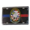 American Heroes Police Fire Dept EMT Honor Those Aluminum License Plate Tag view 1