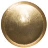 Red Co. 20 Large Round Decorative Antique Gold-Tone Aluminum Display and Serving Centerpiece Tray view 3