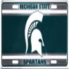 Michigan Spartans Green and White 6"x12" License Plate Sign view 1