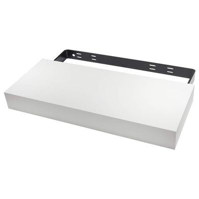 Federal Brace Designer Floating Shelf Proudly Made in America (White, 40x10x3.25)
