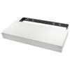Federal Brace Designer Floating Shelf Proudly Made in America (White, 40x10x3.25) view 1