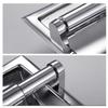 Smack Polished Chrome Recessed Toilet Paper Holder, Bathroom Wall Mount Recessed Toilet Tissue Roll Paper Holder Include Rear Mounting Bracket view 3