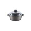 Berndes 071206 Cooking Pot with Glass Lid, Aluminium, Black, 20.0 x 20.0 x 8.5 cm view 1