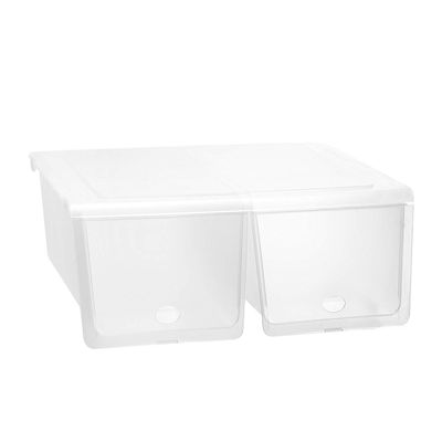 Ybmhomes 2160vc Double Shoe Box with Hinged Lid