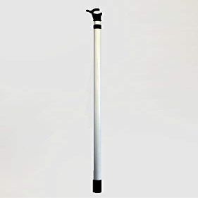Bloc Blinds 2 metre Telescopic Pole for Roof Windows and Blinds, Aluminium, White, 115 x 3 x 3 cm