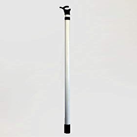 Bloc Blinds 2 metre Telescopic Pole for Roof Windows and Blinds, Aluminium, White, 115 x 3 x 3 cm