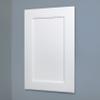 Fox Hollow Furnishings 14 x 24 Recessed Shaker Style Medicine Cabinet No Mirror, in-Wall Medicine Cabinets Without Mirror, Wood Mirrorless Concealed Hidden Medicine Cabinet NO MDF, White/Smooth Panel view 1