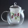 Arita Ware FC-550C Celand Glass, Stylish Pot, Clematis view 2