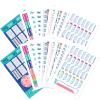 684 Planner Stickers Get It Done Productivity & to-Do Reminder Stickers (2 Sets, 342 Each) Checklist, Work, Project, Due Date & Goal Tracking for Planners view 1