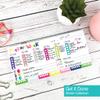 684 Planner Stickers Get It Done Productivity & to-Do Reminder Stickers (2 Sets, 342 Each) Checklist, Work, Project, Due Date & Goal Tracking for Planners view 4