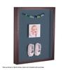 ArtToFrames 14 x 18 Inch Shadow Box Picture Frame, with a Verlinga Brown 1'' Shadowbox Frame and Dutch Blue Mat view 3