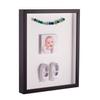 ArtToFrames 11 x 14 Inch Shadow Box Picture Frame, with a Satin Black 1'' Shadowbox Frame and Porcelain Mat view 1