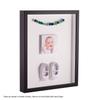 ArtToFrames 11 x 14 Inch Shadow Box Picture Frame, with a Satin Black 1'' Shadowbox Frame and Porcelain Mat view 3