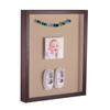 ArtToFrames 14 x 18 Inch Shadow Box Picture Frame, with a Verlinga Brown 1'' Shadowbox Frame and Scotch Mist Mat view 1