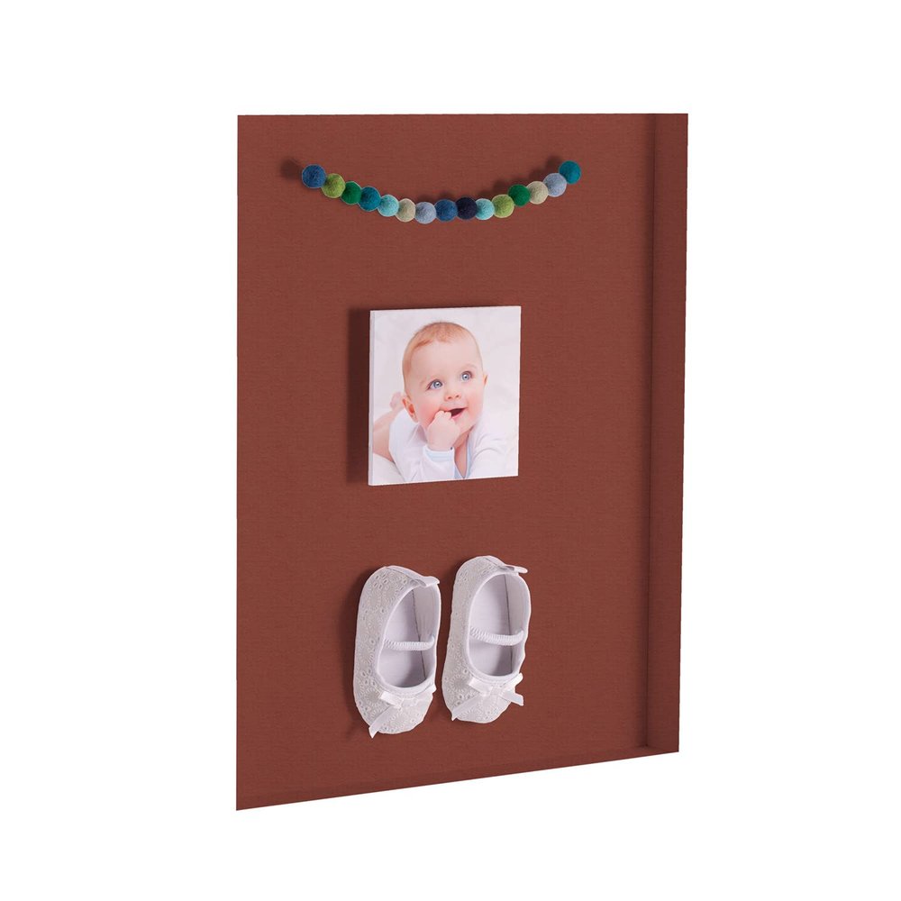 ArtToFrames 14 x 18 Inch Shadow Box Picture Frame, with a Verlinga Brown 1'' Shadowbox Frame and Cognac Mat