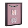 ArtToFrames 11 x 14 Inch Shadow Box Picture Frame, with a Satin Black 1'' Shadowbox Frame and Seashell Mat view 1