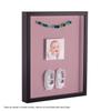 ArtToFrames 11 x 14 Inch Shadow Box Picture Frame, with a Satin Black 1'' Shadowbox Frame and Seashell Mat view 3