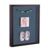 ArtToFrames 12 x 12 Inch Shadow Box Picture Frame, with a Satin Black 1'' Shadowbox Frame and Dutch Blue Mat view 1