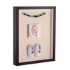 ArtToFrames 11 x 14 Inch Shadow Box Picture Frame, with a Satin Black 1'' Shadowbox Frame and Alabaster Mat view 1