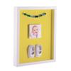 ArtToFrames 24 x 36 Inch Shadow Box Picture Frame, with a Satin White 1'' Shadowbox Frame and Canary Mat view 1