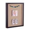 ArtToFrames 12 x 12 Inch Shadow Box Picture Frame, with a Satin Black 1'' Shadowbox Frame and Scotch Mist Mat view 1