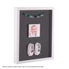 ArtToFrames 18 x 36 Inch Shadow Box Picture Frame, with a Satin White 1'' Shadowbox Frame and Charcoal Mat view 3