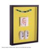 ArtToFrames 11 x 14 Inch Shadow Box Picture Frame, with a Satin Black 1'' Shadowbox Frame and Canary Mat view 3