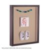 ArtToFrames 14 x 18 Inch Shadow Box Picture Frame, with a Melinga Oak Gray 1'' Shadowbox Frame and Scotch Mist Mat view 3