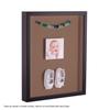 ArtToFrames 11 x 14 Inch Shadow Box Picture Frame, with a Satin Black 1'' Shadowbox Frame and Sandpiper Mat view 3