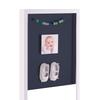 ArtToFrames 18 x 36 Inch Shadow Box Picture Frame, with a Satin White 1'' Shadowbox Frame and Blue Jay Mat view 1