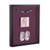 ArtToFrames 12 x 12 Inch Shadow Box Picture Frame, with a Satin Black 1'' Shadowbox Frame and Ruby Mat view 1