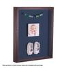 ArtToFrames 14 x 18 Inch Shadow Box Picture Frame, with a Verlinga Brown 1'' Shadowbox Frame and Midnight Blue Mat view 3