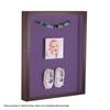 ArtToFrames 14 x 18 Inch Shadow Box Picture Frame, with a Verlinga Brown 1'' Shadowbox Frame and Grape Mat view 3