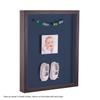 ArtToFrames 20 x 30 Inch Shadow Box Picture Frame, with a Melinga Oak Gray 1'' Shadowbox Frame and Midnight Blue Mat view 3