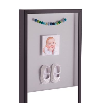 ArtToFrames 11 x 14 Inch Shadow Box Picture Frame, with a Satin Black 1'' Shadowbox Frame and Candlewick Mat