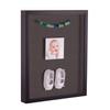 ArtToFrames 18 x 36 Inch Shadow Box Picture Frame, with a Satin Black 1'' Shadowbox Frame and Chestnut Mat view 1