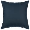 TangDepot Luxury Faux Silkhrow Pillow Cover 12x18 Blue Black view 1